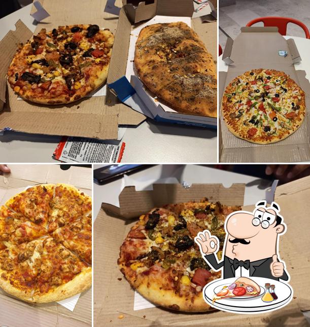 Try out various types of pizza