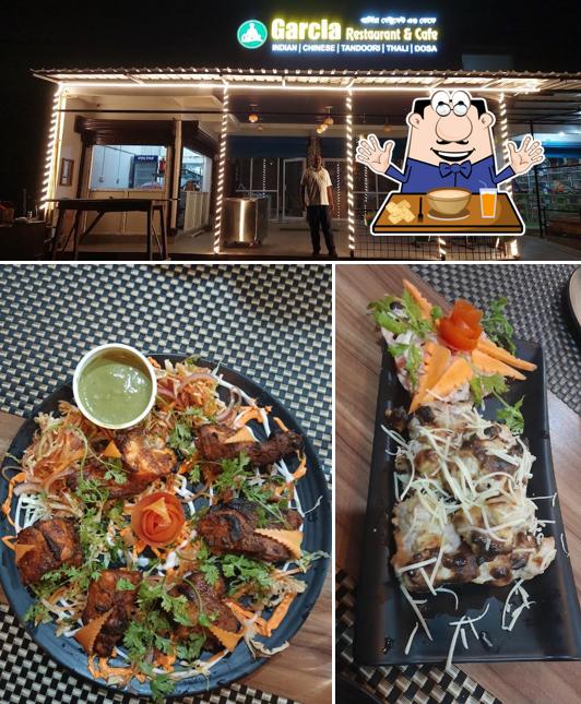 Among different things one can find food and interior at Garcia Restaurant & Cafe