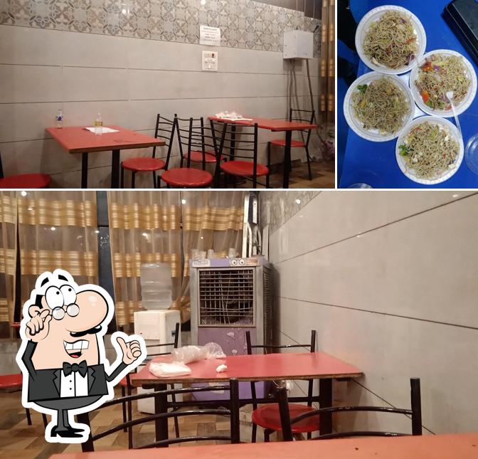 The image of interior and dessert at Humpty Dumpty Restaurant