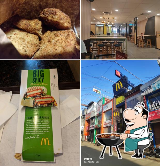 Try out meat dishes at McDonald's