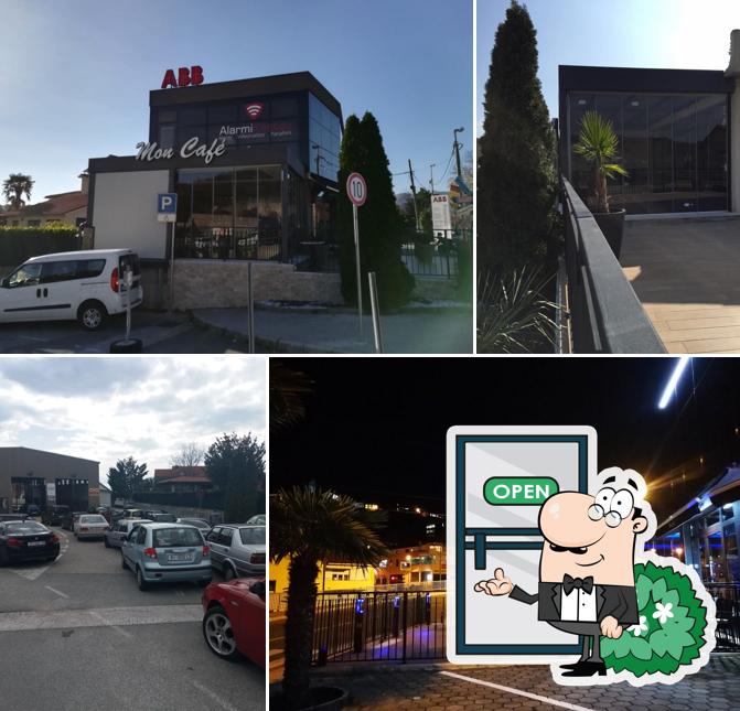 Goditi la vista dagli esterni di Mon Cafe