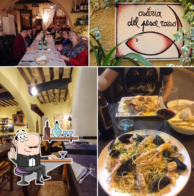 Siediti a un tavolo di Osteria del Pesce Rosso - Ristorante di pesce