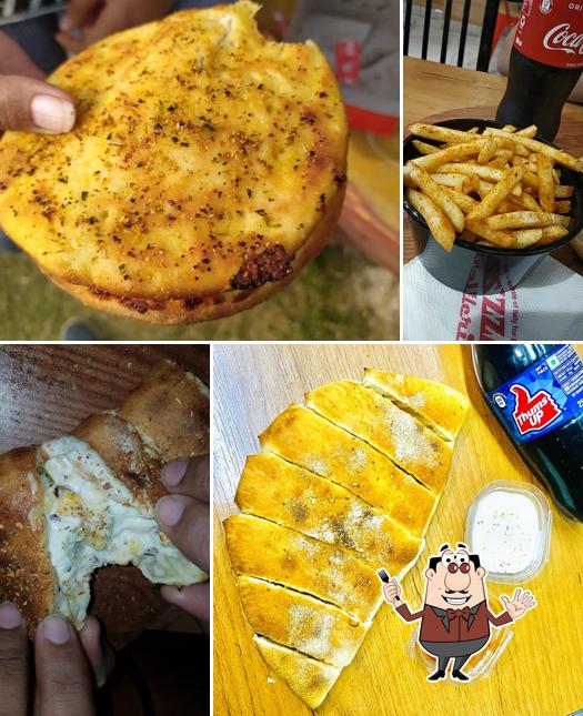 Food at Pizza Galleria