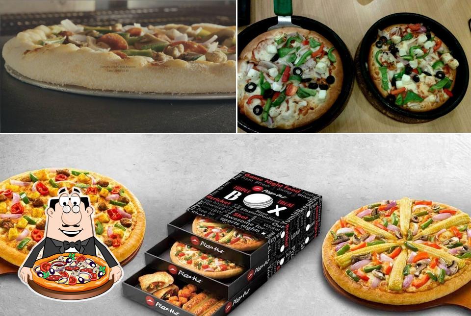 Try out pizza at Pizza Hut Jayalakshmipuram, Mysore