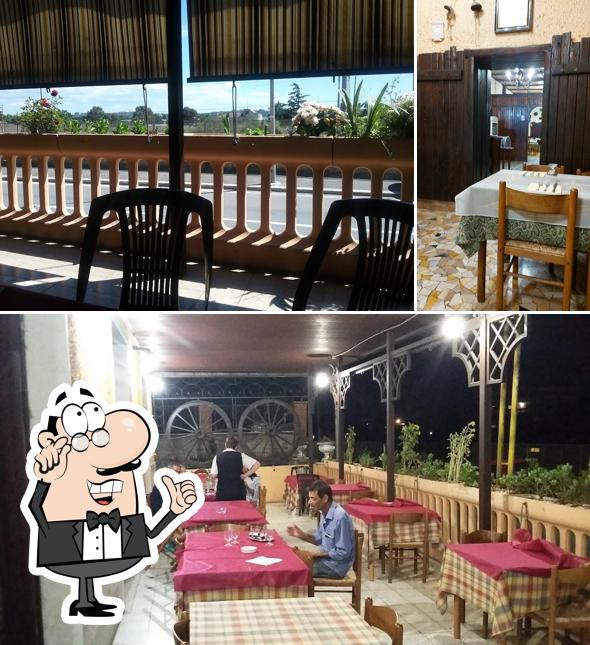 Gli interni di La Tavernaccia