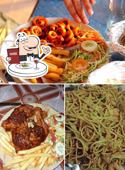 Food at O'Manuel Shack