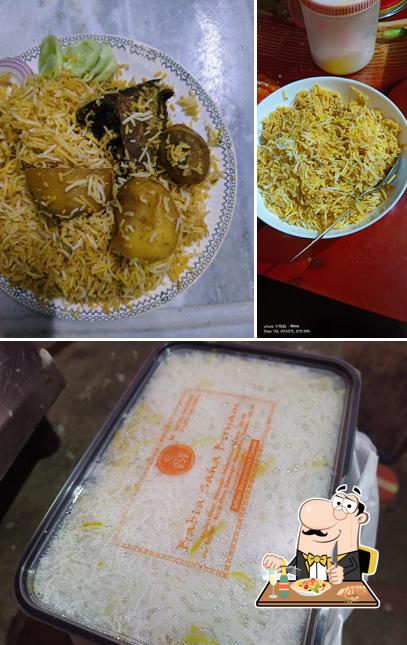Food at Babla Saha Biriyani