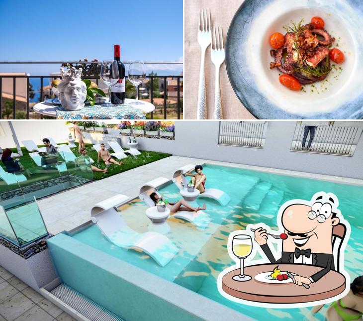 La cibo e bevanda del ristorante