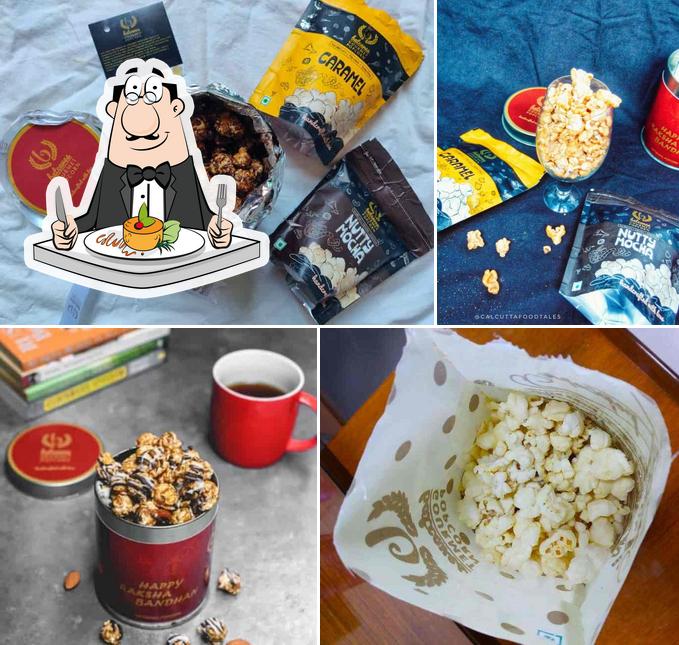 Food at Batcaves Gourmet Popcorn