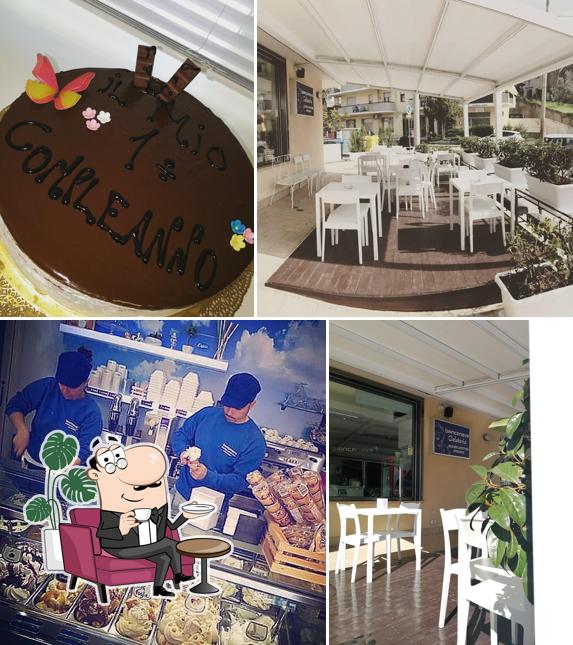 Gli interni di Biancaneve Gelateria Artigianale