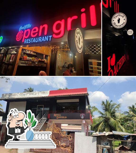 The exterior of Open grill