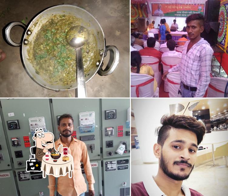 Among various things one can find food and interior at Rangila dhaba