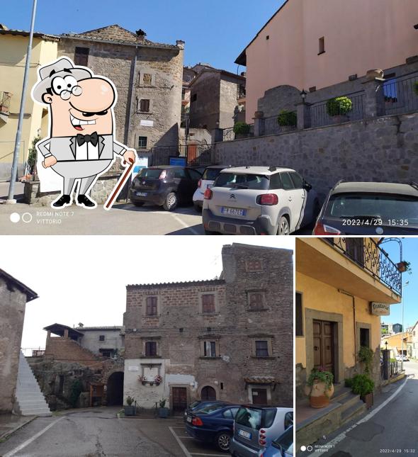 Puoi goderti l'aria fresca da seduto all'esterno di Trattoria Ristorante B&B Da Alfiero