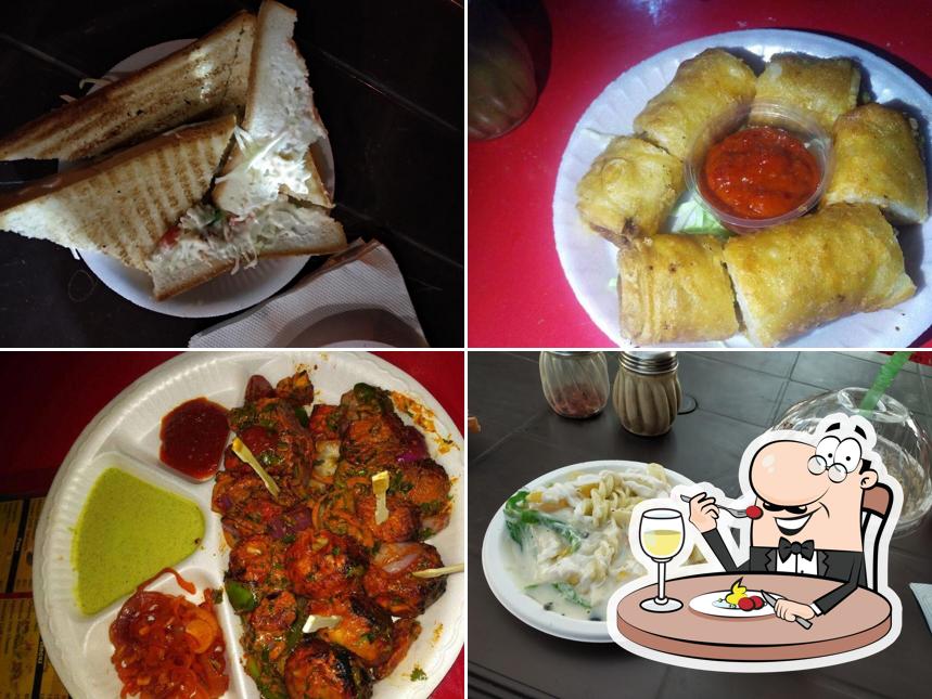 Food at Vandey's Cafe