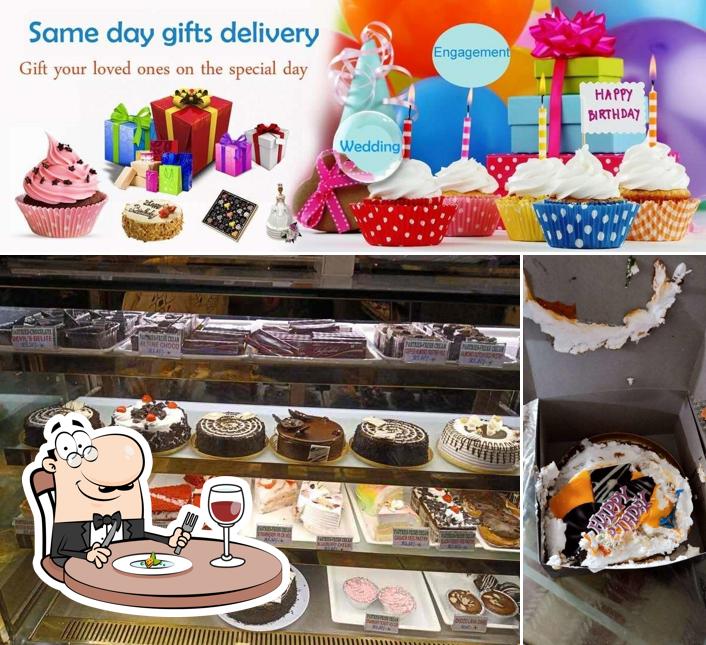 Food at Monginis Cake Shop