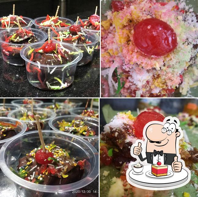 King Bnanrasi Paan Cafe provides a variety of desserts