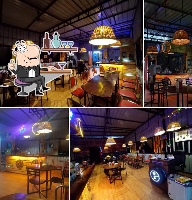 The interior of Recharge Cafe