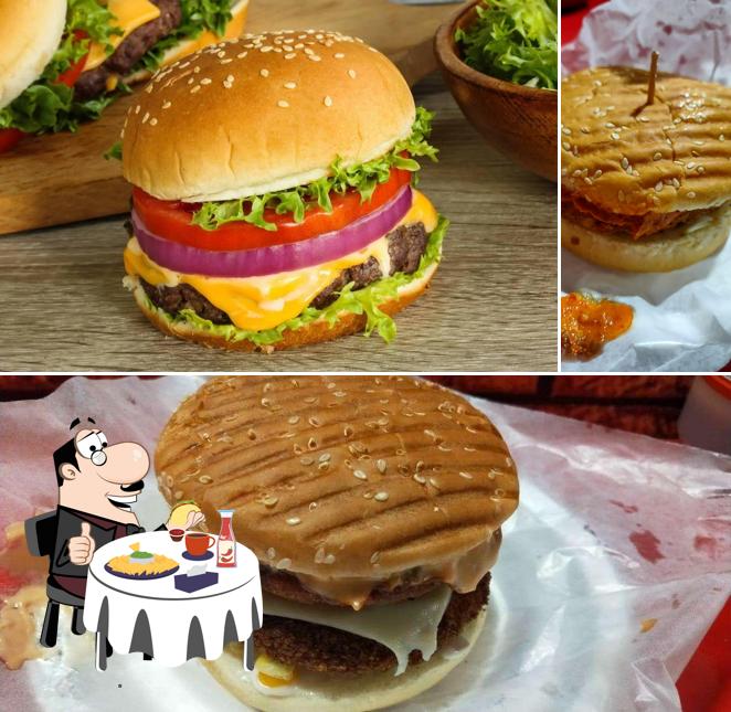 Try out a burger at Dad's Burger Cafe