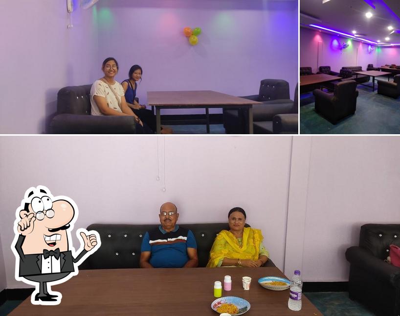 The interior of Dileesha dhaba and AC family restaurant