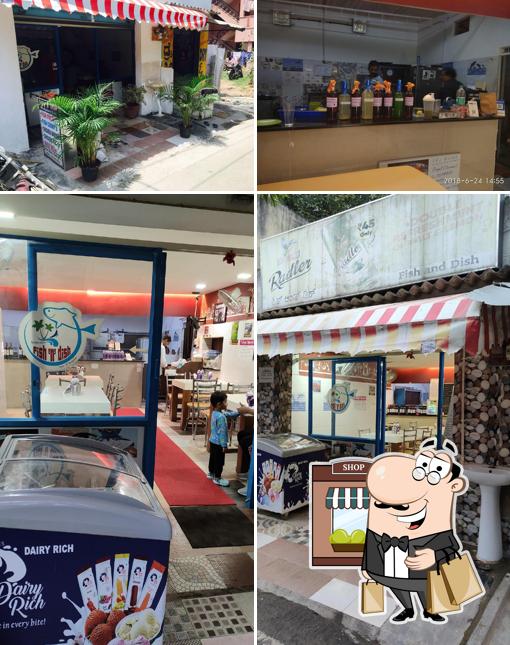 The exterior of Fish N Dish