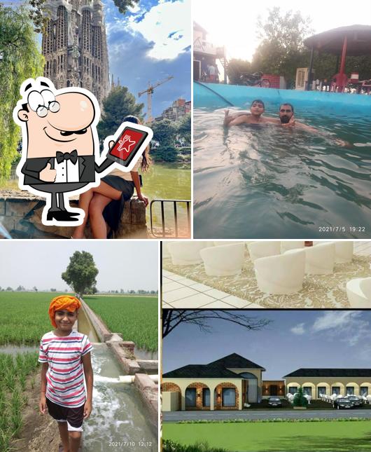 Enjoy the view at the outside area of Hotel Skyring