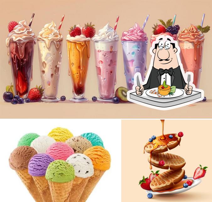 Food at MARIO WAFFLES & ICE-CREAM CAFE