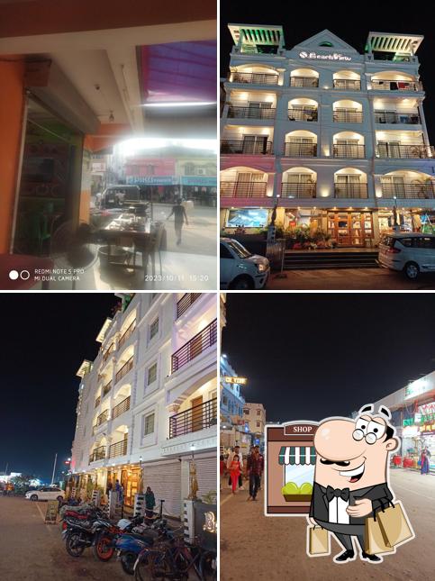 The exterior of NEW SAGAR SAIKAT HOTEL AND RESTAURANT