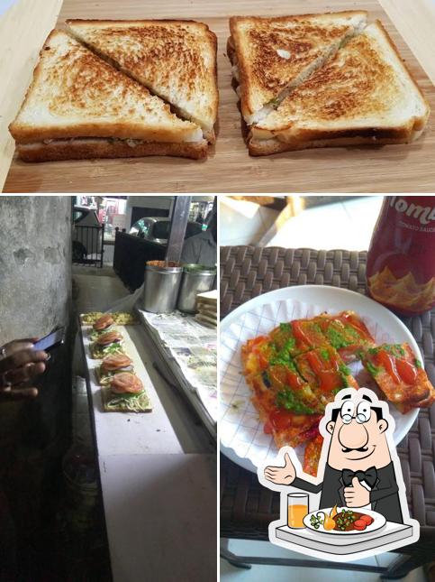 Food at Pravin Sandwich