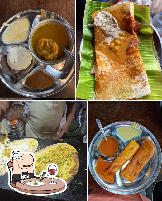Meals at South Indian Madrasi Dosa