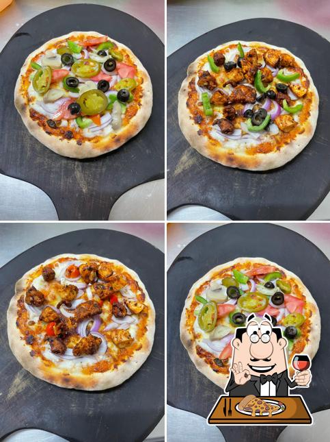 Order pizza at Sunny's Cafe