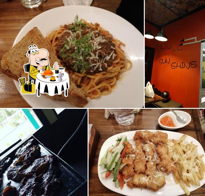 Food at Open Up Cafe
