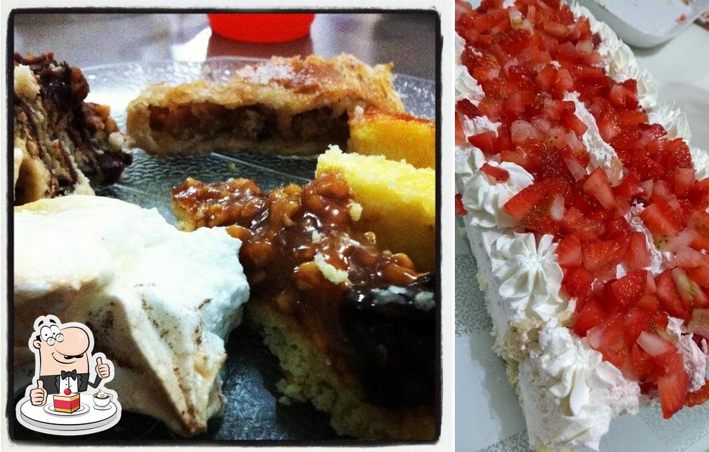 Café Colonial Girassol provê uma seleção de sobremesas
