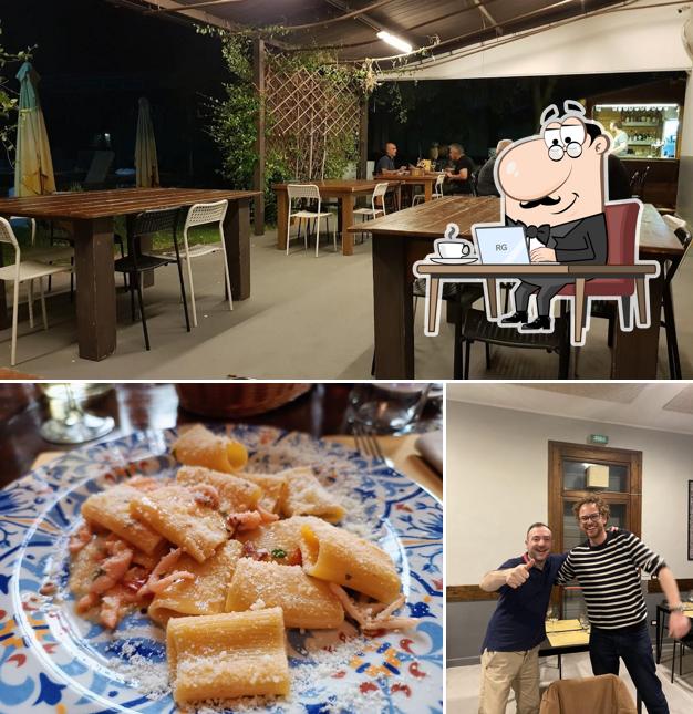 Questa è la foto che mostra la interni e cibo di Cinciana - Club Enogastronomico