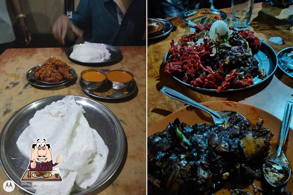 Hotel Rajkamal serves meat dishes