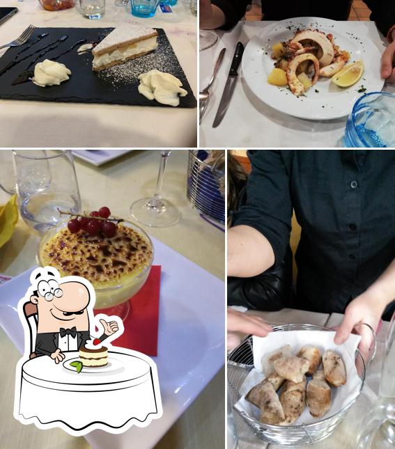 Il Terrazzo di Diana serve un'ampia varietà di dolci