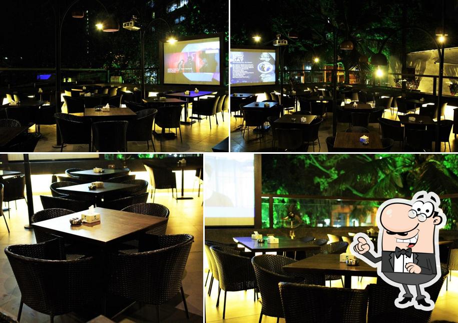 Take a seat at one of the tables at Oopar