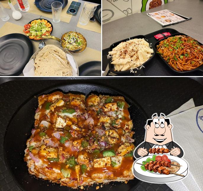 Food at Dhaba Cafe Bilaspur