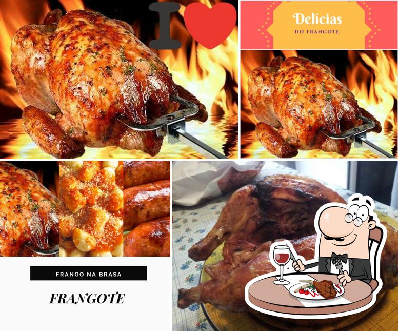Escolha refeições de carne no FRANGOTE DE NITERÓI RESTAURANTE LTDA