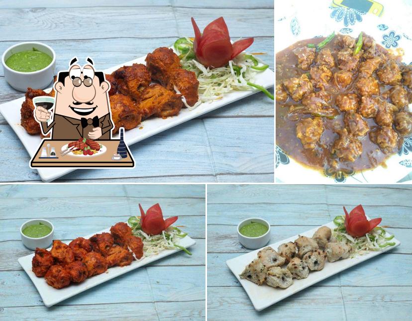 Try out meat dishes at Hotel White Rose