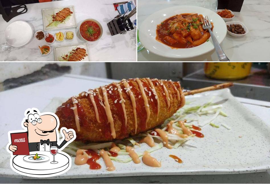 Meals at Kia's Cafe Delicious Korean