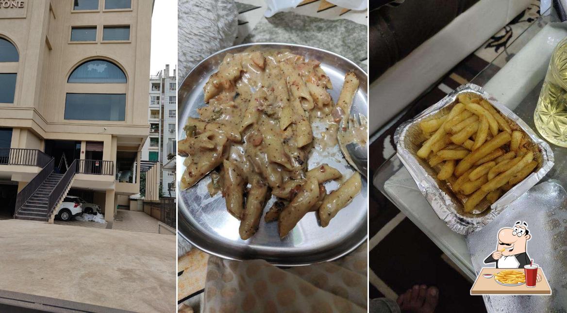 French fries at Stockswala Cafe