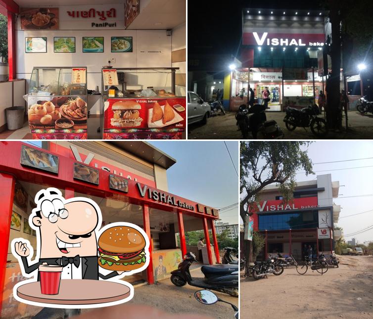 Order a burger at Vishal Bakers