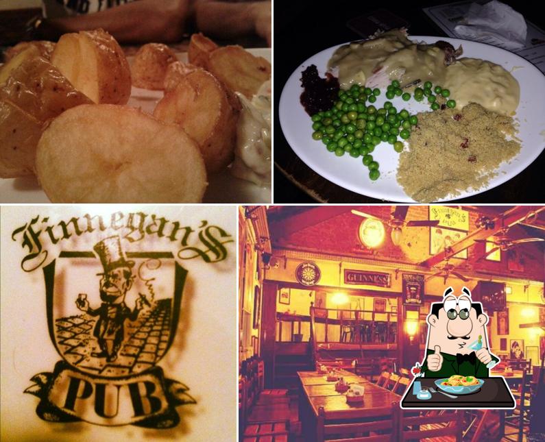 Platos en Finnegan's Pub