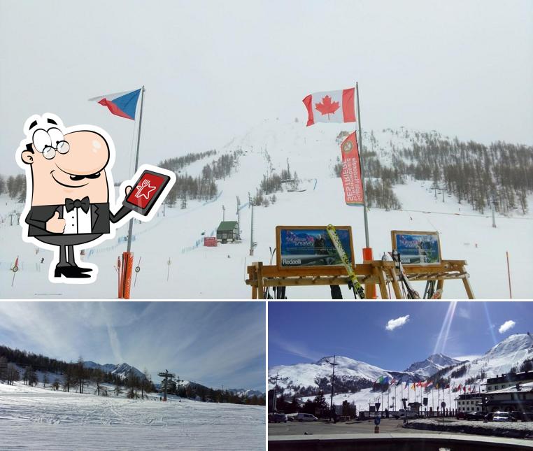 Gli esterni di BAR Scuola Sci Sestriere
