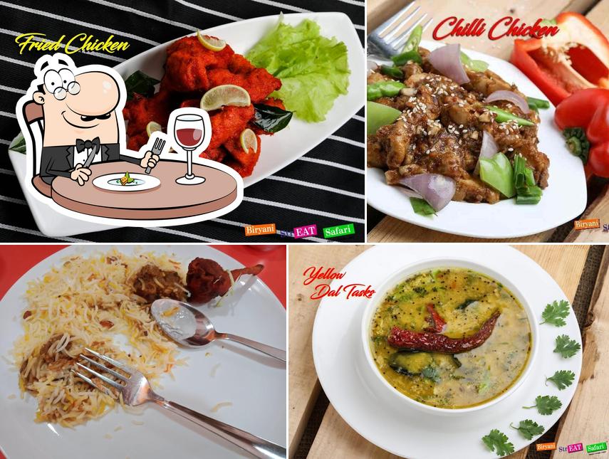 Food at Biryani Streat Safari