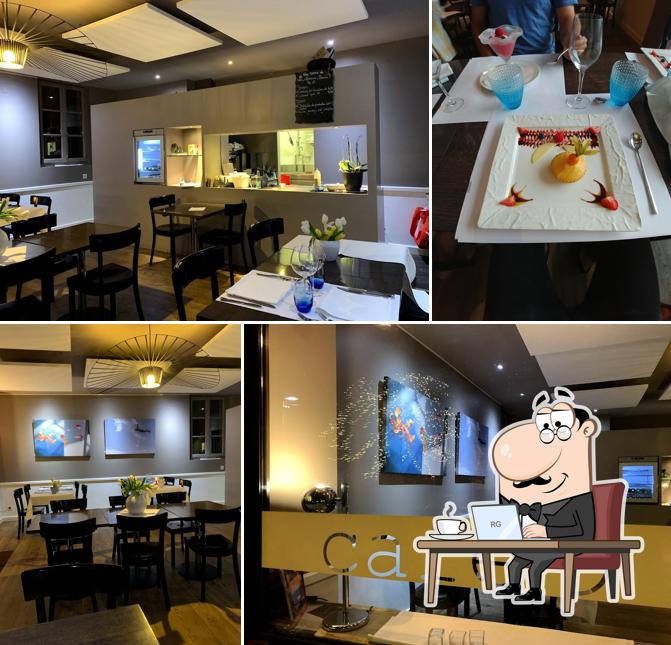 L'intérieur de Café 9