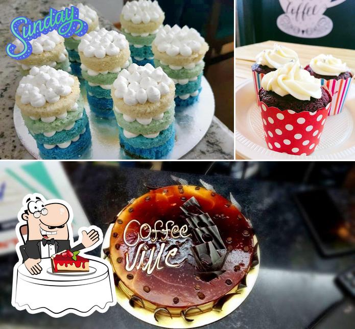 COFFEE VILLE CAFE offers a range of sweet dishes