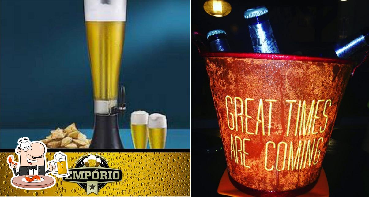 Emporio bebidas fornece uma variedade de cervejas