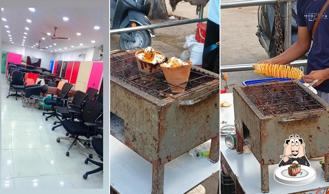 Chocolate cake at Gabbar Momos