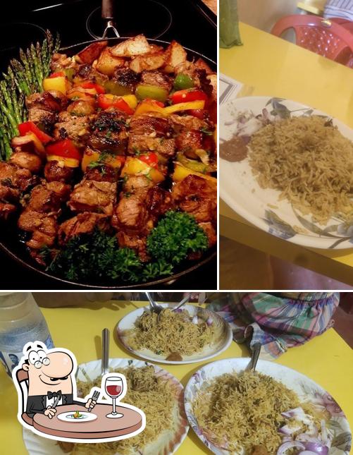 Food at Ganesh Biryani House
